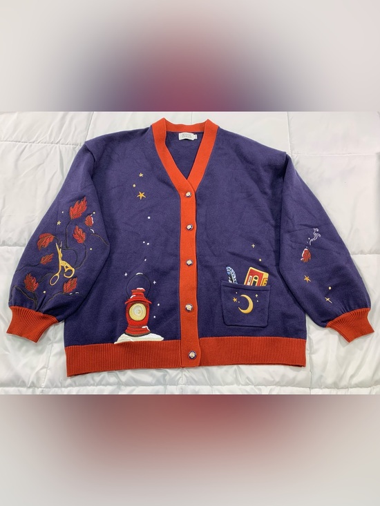 Knock Thrice Sweaters - Preloved knock Thrice button up sweater size XL/2XL